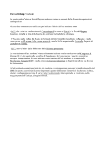 Date ed interpretazioni
