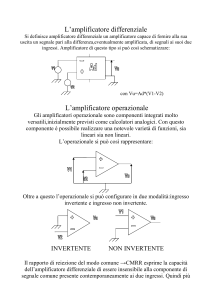 L`amplificatore differenziale - Digilander