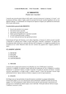 Lezioni di Biodiversità – Prof