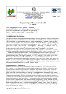 INGLESE programma + compiti classe 4DL 2015-16