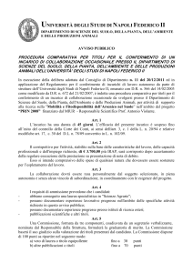 bando - Polo - Università degli Studi di Napoli Federico II