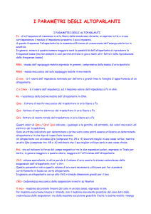 I PARAMETRI DEGLI ALTOPARLANTI