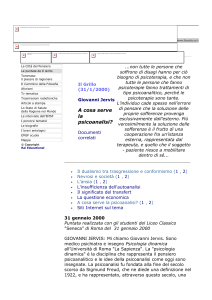 Giovanni Jervis: A cosa serve la psicoanalisi?