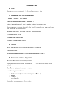 Colloquio di vendita
