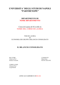 UNIVERSITA` DEGLI STUDI DI NAPOLI “PARTHENOPE