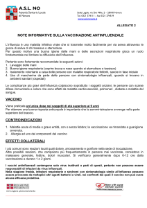 VACCINAZIONE ANTINFLUENZALE
