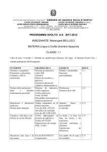 Spagnola - Liceo Duca D`Aosta