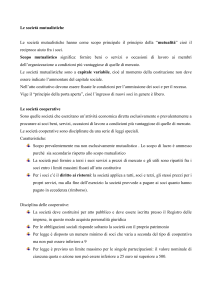 Le società mutualistiche - barbara ceccotti per 4D