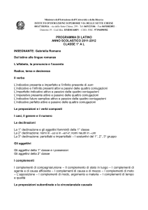 INSEGNANTE: Gabriella Romano
