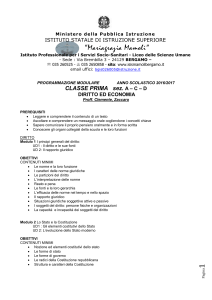 diritto-2016-2017-classe-1-liceo - isis mariagrazia mamoli bergamo