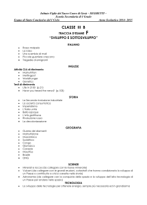 programma d`esame di matematica