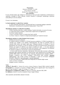Statistica Aziendale 12 crediti