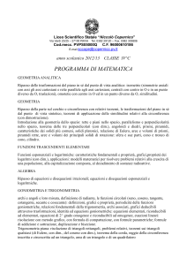 Liceo Scientifico Statale “Niccolò Copernico” Via Verdi 23/25