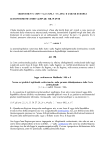 italiana - Diritto dell`Unione Europea