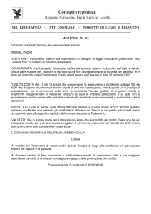 Contro la liberalizzazione del mercato delle armi