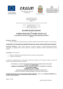Bando - Confcooperative Foggia
