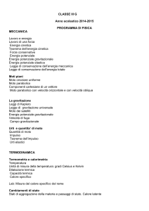 Fisica 3G - Liceo Caccioppoli