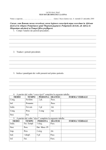 Test di grammatica (21 settembre 2010)