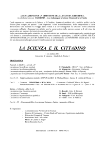 ASSOCIAZIONE PER LA DIFFUSIONE DELLA CULTURA
