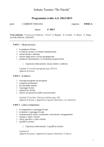 Conoscere la Materia – Fisica