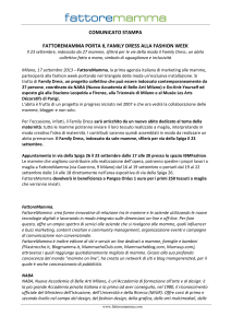 comunicato stampa cliccando qui