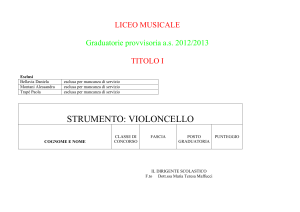 LICEO MUSICALE - Provveditorato Viterbo