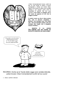 gesù ei dieci comandamenti