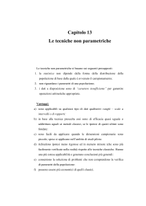 tecniche non parametriche