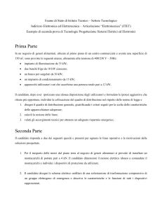 Esempio sec. prova I.T.T. E.E.Elt