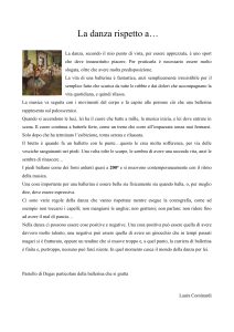 La danza, secondo il mio punto di vista