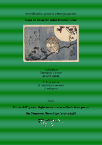 Serie di haiku ispirati ai pittori giapponesi