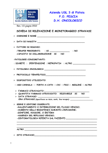 schede rilevazione e follow-up stravasi rev 1 0