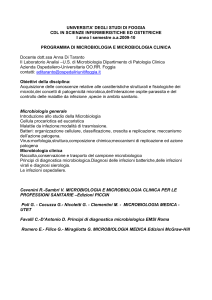 Microbiologia e Microbiologia Clinica