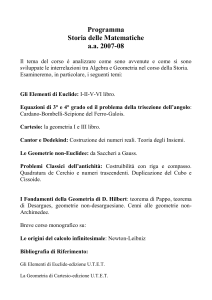 Programma - Matematica e Informatica