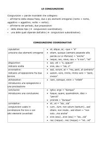 congiunzioni_latine - IIS CHINI