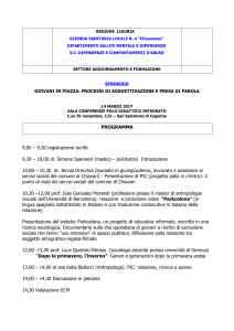 AZIENDA SANITARIA LOCALE N. 4 “Chiavarese”