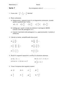 Matematica 3 Nome: Serie 7 Da consegnare entro il