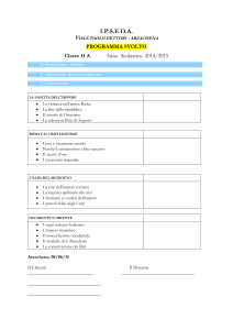 programma svolto II A