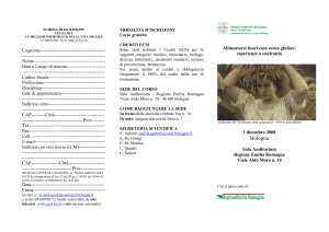 Emilia Guberti SIAN AUSL Bologna - Società Italiana di Nutrizione