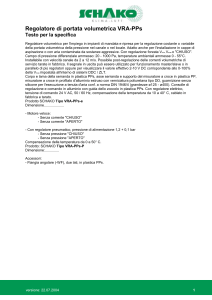 Testo per capitolato