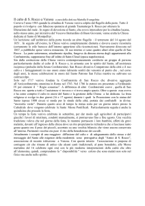Il culto di S - associazione europea "amici di san rocco"