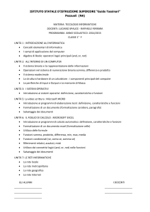 ISTITUTO STATALE D`ISTRUZIONI SUPERIORE