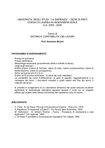 corso di estimo ed esercizio professionale