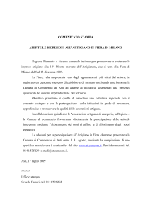 comunicato stampa - Camere di Commercio