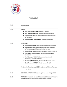 Programma - Liceo Classico Govone