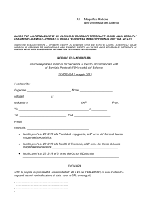All.2: Modulo di candidatura - LLPManager
