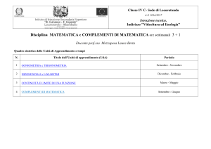 Matematica - IISS Caramia