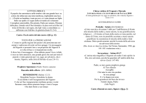 Canto «Disse un giorno il Cristo» (QV n