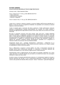 FUTURO AZIENDA Corso di economia aziendale per il biennio