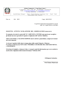 2014-2015-neve - Istituto Comprensivo Carpi Centro